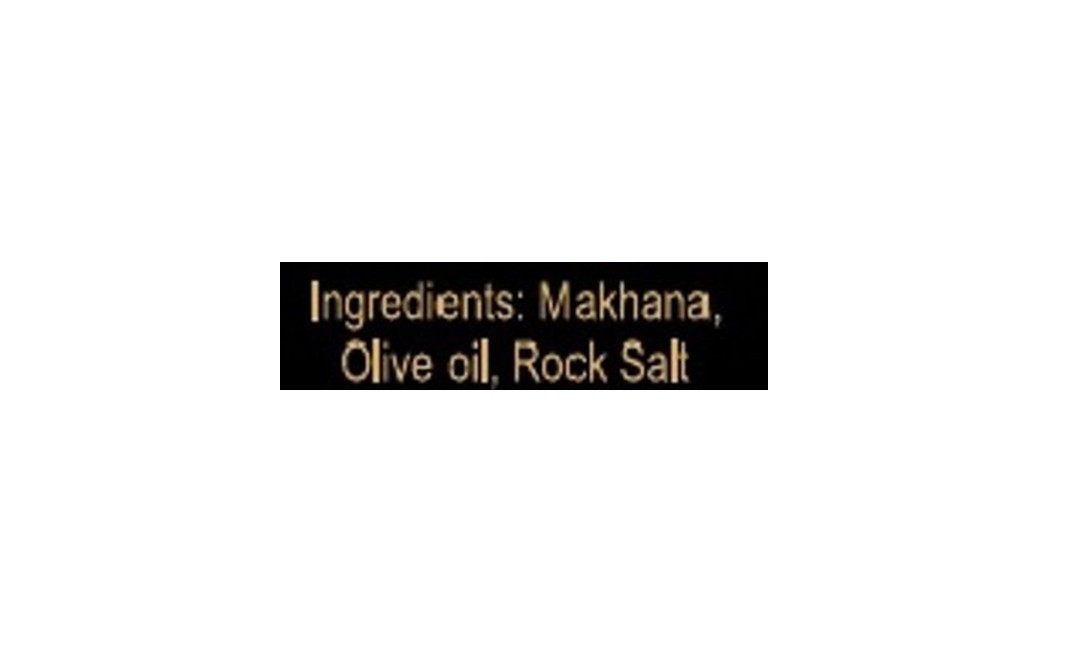 Arab Makhana Prepared in Olive Oil Fox Nuts Classic Salted   Plastic Jar  80 grams